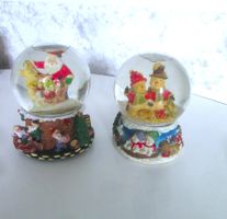2 Schneekugeln