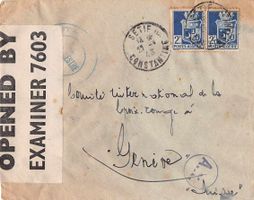 3-fache ZENSUR aus ALGERIEN aus ARCHIV - selten