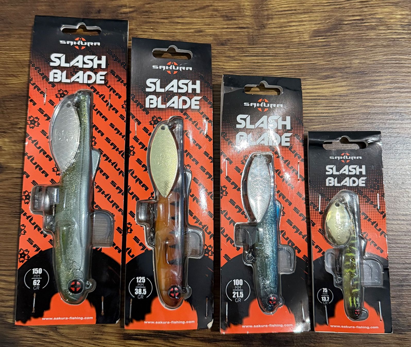 Köder: Sakura Slash Blade 4er Mixset - Set 12 – Neu und originalverpackt aus Widnau von Fishingtackle_Oggy