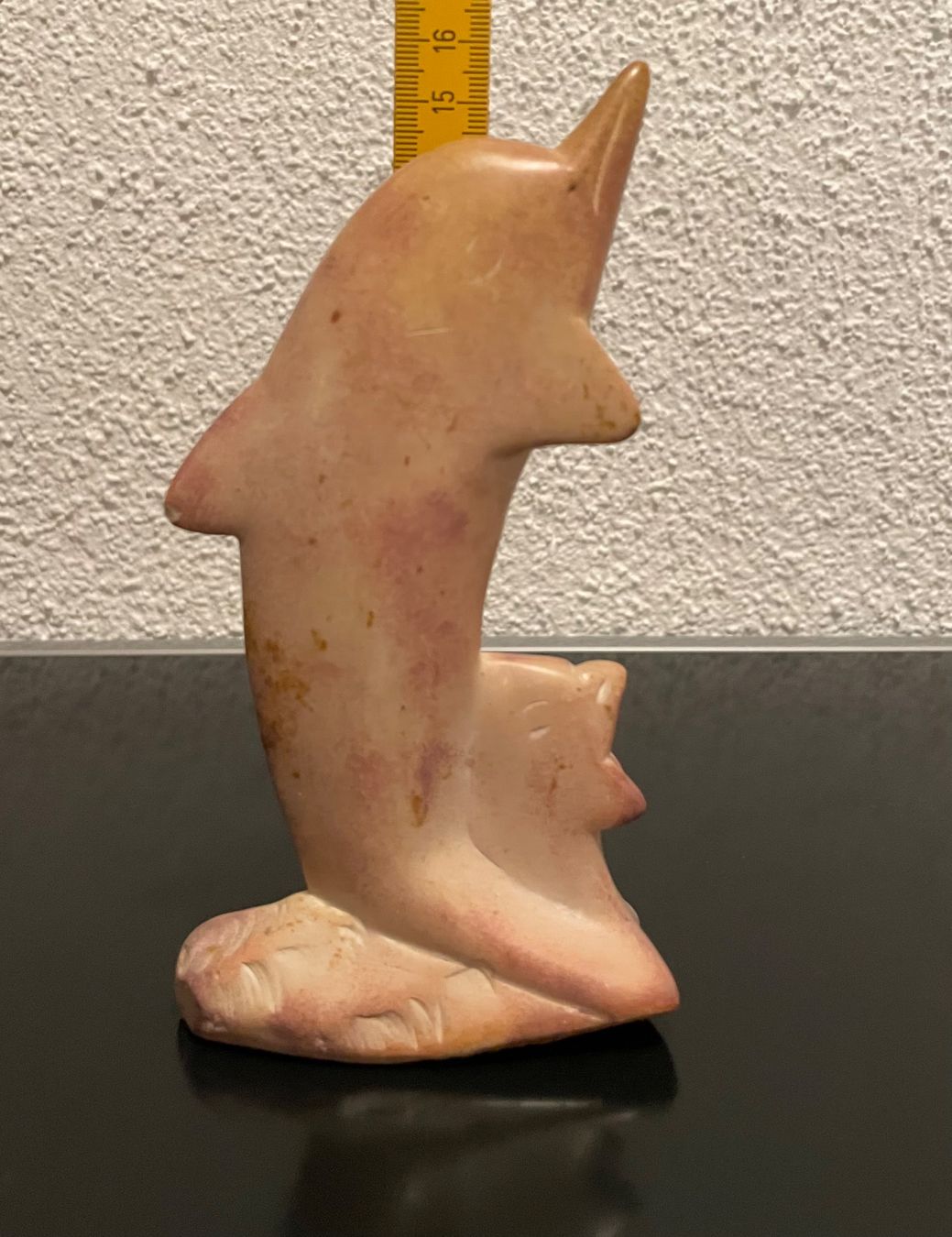 Statuette: Alte Steinfigur: Delfin – Usato da Wilderswil venduto da Renaissance1 5