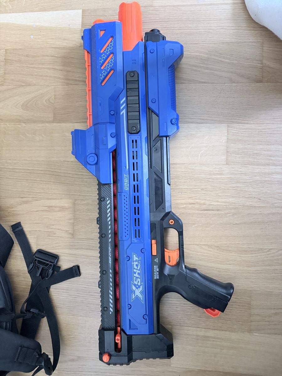 Giocattoli: X-Shot Orbit Schaumstoffball Blaster – Usato da Chur venduto da Pascal_gk
