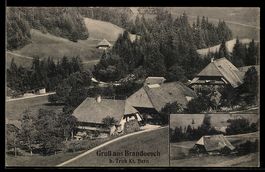 AK Trub /Bern, Brandösch, Ortsansicht mit Bauernhäusern