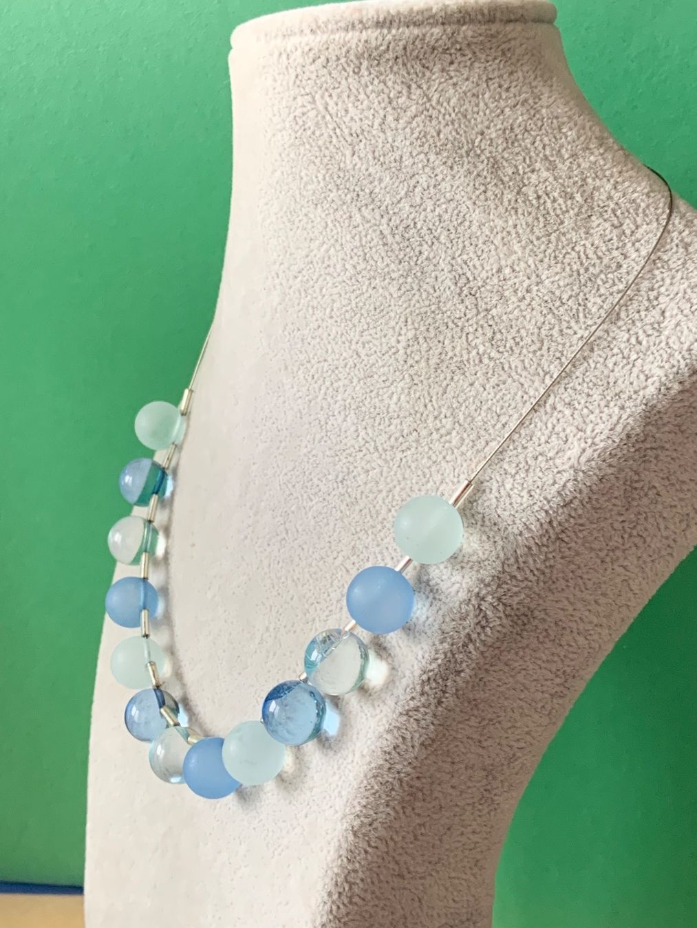 Catenine: 3er Pack Ketten blau SOMMER !!! – Usato da Dittingen venduto da Bijoubelle 4