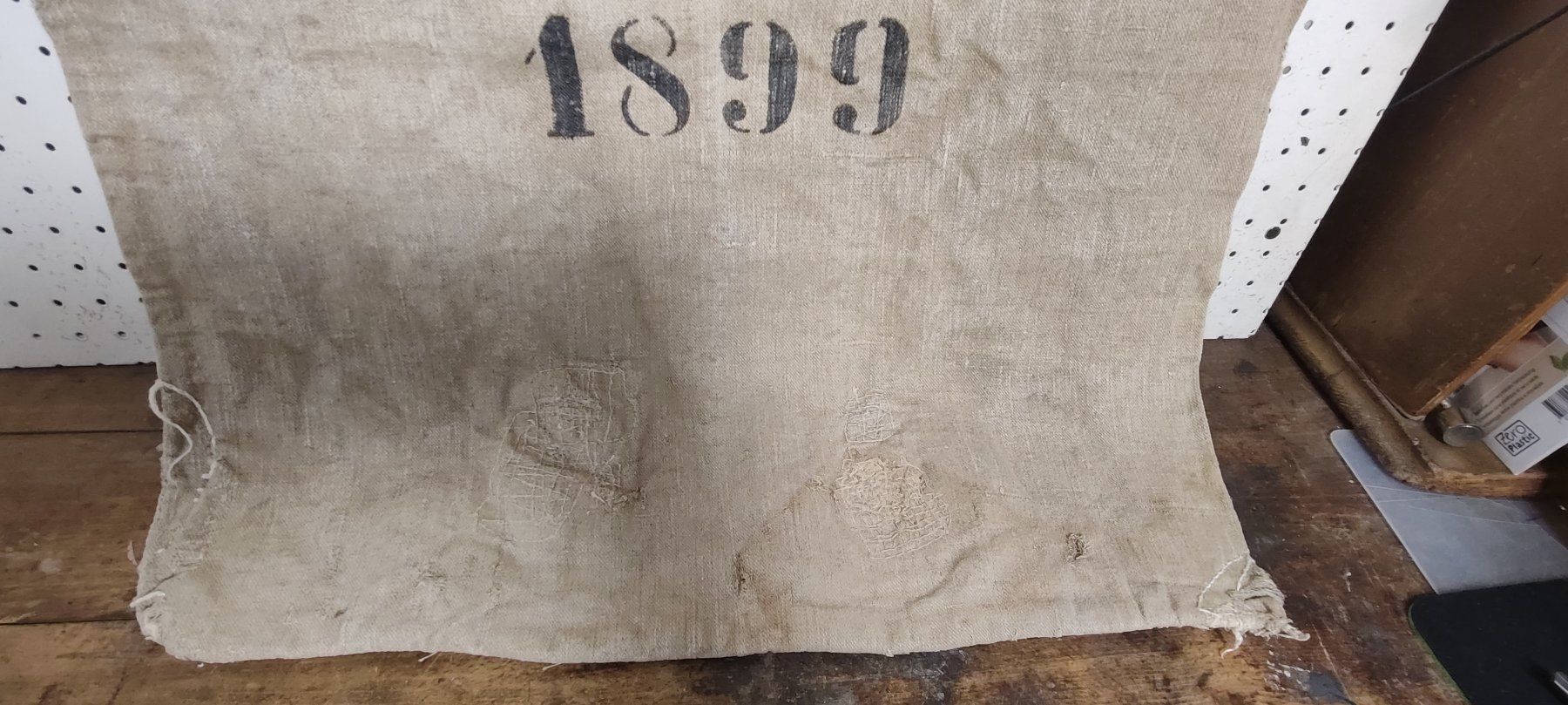 Guinzagli & Collari: Wunderschöner alter Leinensack aus nr 4 1899 – Usato da Gelterkinden venduto da MYSTOREFORYOU4460 3