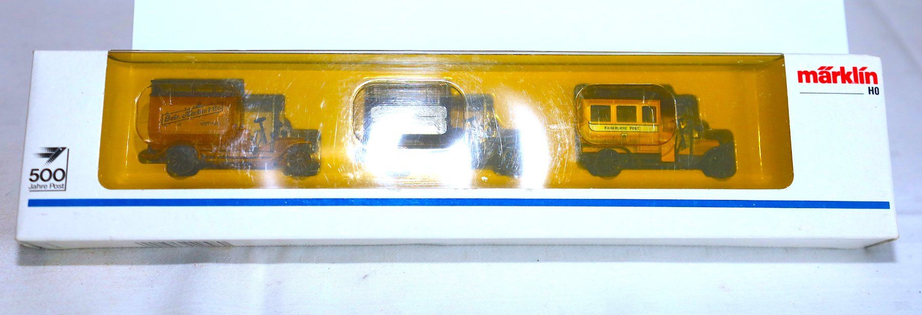 Volkswagen Modellautos: VINTAGE Märklin 1898 Oldtimer Set Lieferwagen – Neu und originalverpackt aus Ipsach von Merlux 2