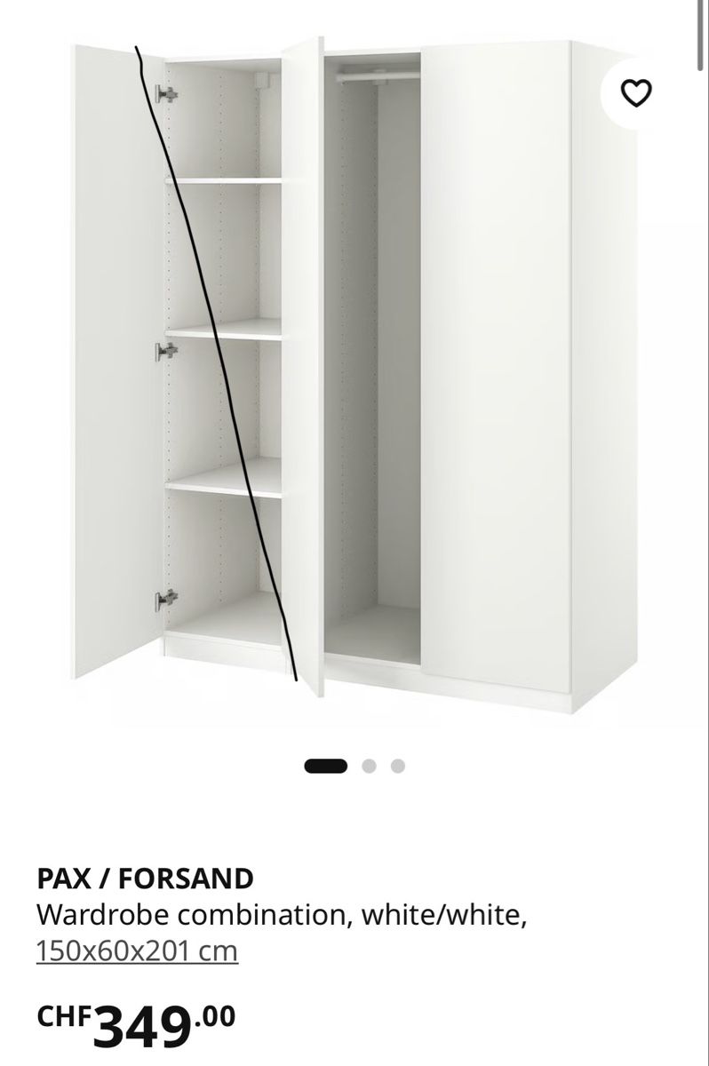 Ikea Armadi: IKEA PAX Wardrobe – Usato da Otelfingen venduto da mar_sy7r 1
