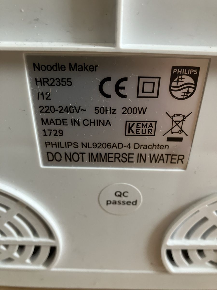 Philips Elettrodomestici da cucina: Pasta Maker(Nudelmaschine) – Nuovo (secondo la descrizione) da Ehrendingen venduto da ric_7f7p 8