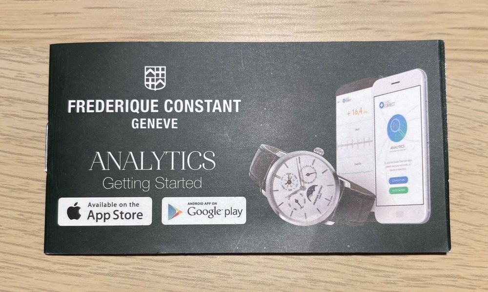 Frederique constant analytics discount clip