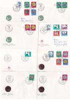 57 Stk. Pro Patria FDCs, Sonderbriefe ab 1962