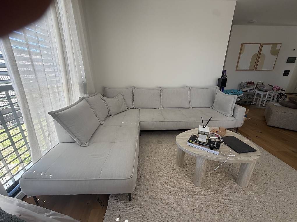 Divani: Ecksofa Micadoni Marram beige/grau – Usato da Neuhausen venduto da wait.for.it 1