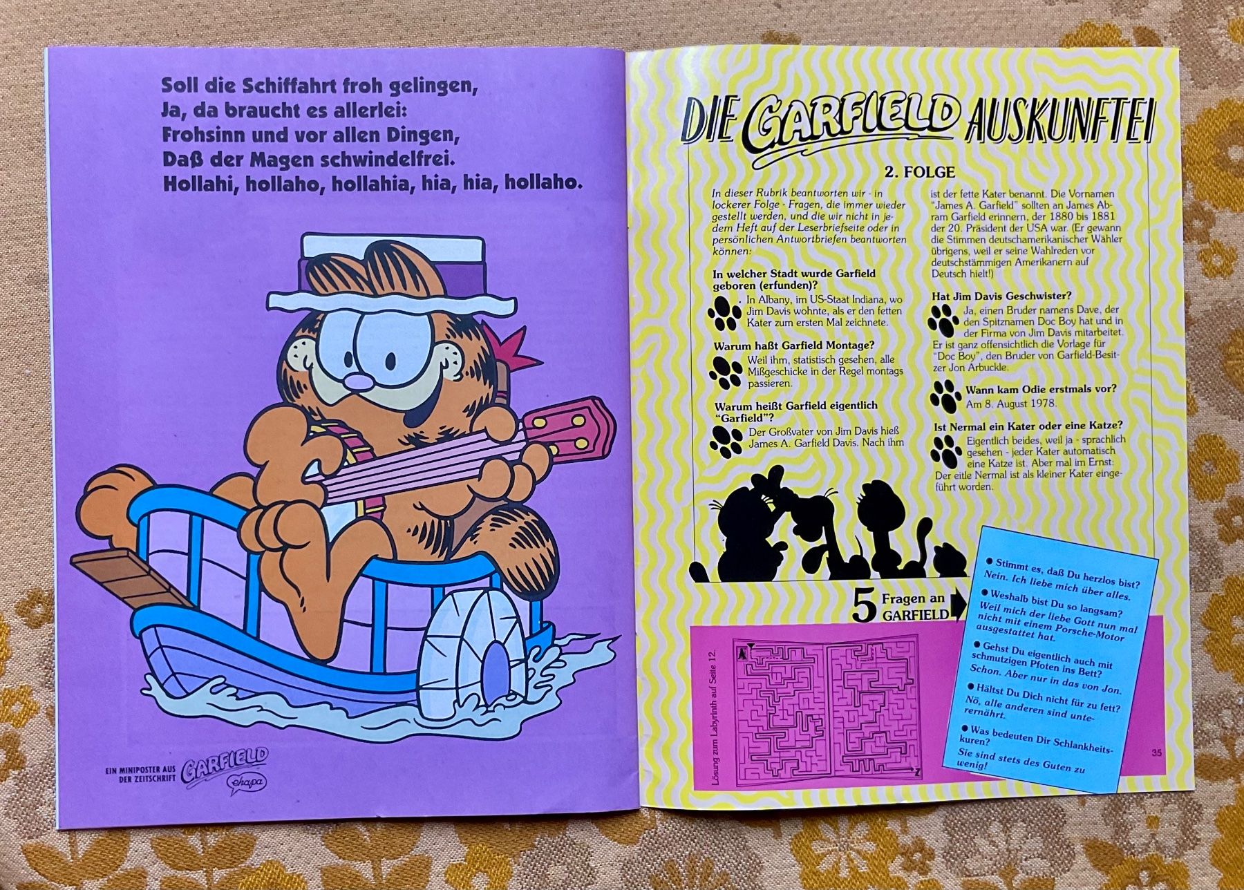 Fumetti: Garfield Heft Nr 7 von 1992 – Usato da Endingen venduto da nathan05 8