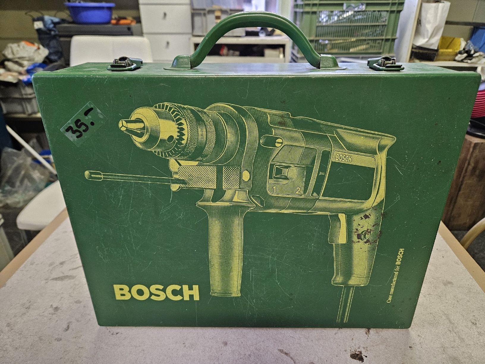 Bosch Trapani: Vintage Bosch Schlagbohrmaschine im Koffer – Usato da Oberburg venduto da znas 2