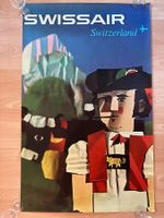 Swissair Plakat Switzerland 1961 Nikolaus Schwabe