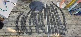 Gleis Schienen Konvolut gebogen gerade Spur G LGB 18 Meter