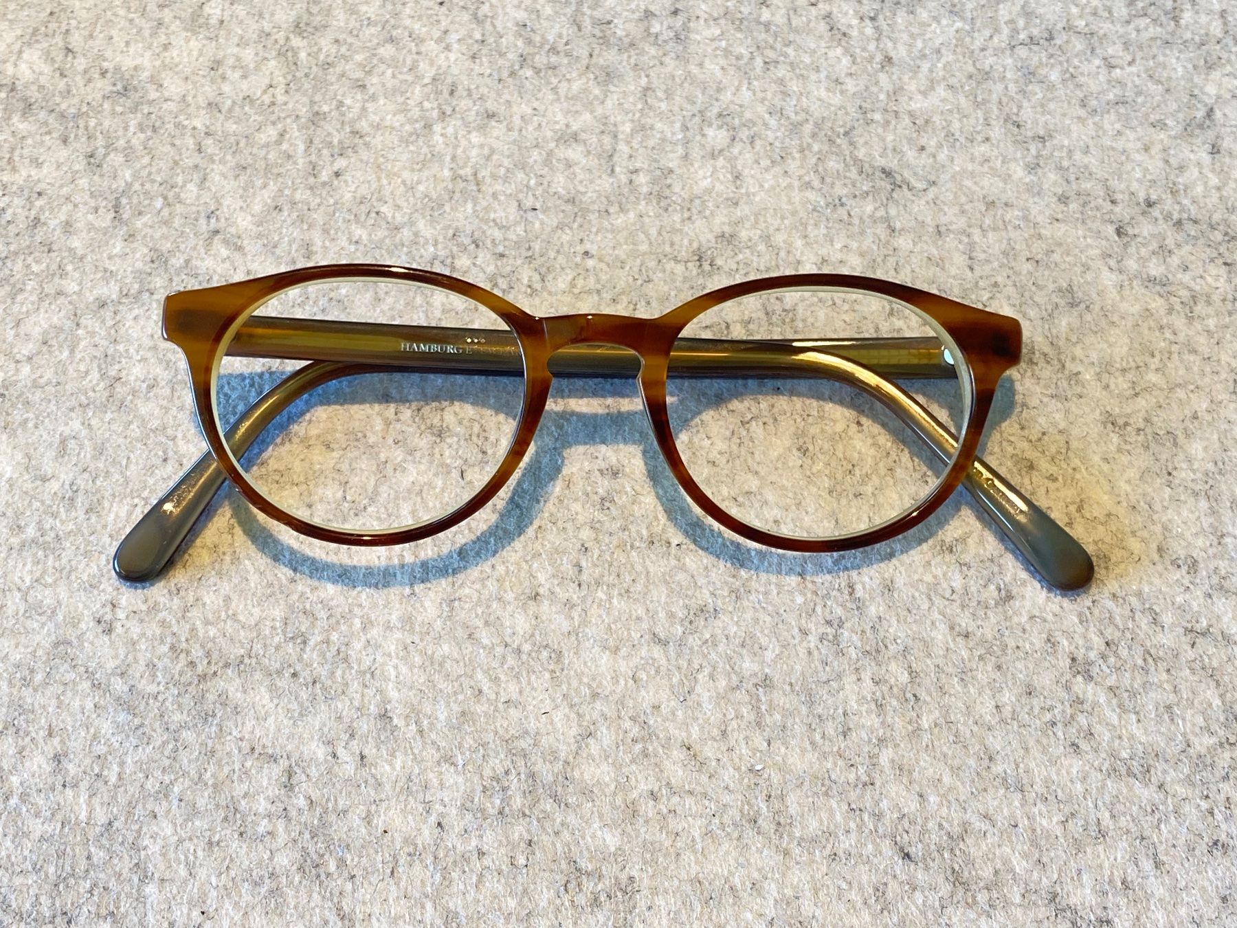 Brillen & Gläser: Hamburg Eyeware - Modell JAN - Braun, hell 46/19 – Gebraucht aus Herrliberg von Julianopie 2