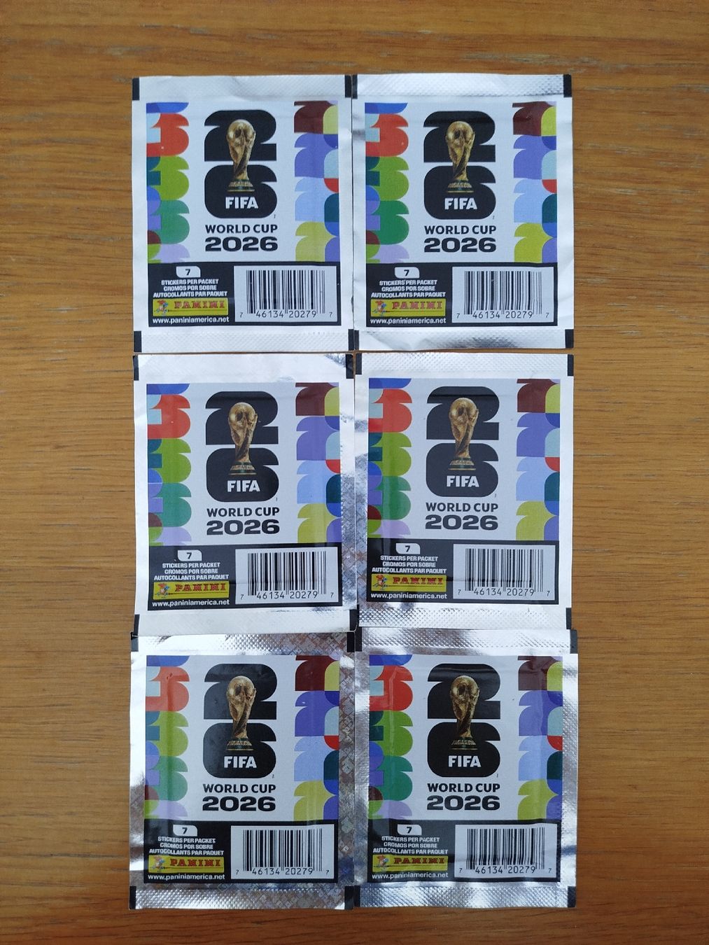 Panini Carte collezionabili: Panini WM26 USA-Version 6 verschiedene Tüten – Nuovo (secondo la descrizione) da Wettingen venduto da mirna04 1