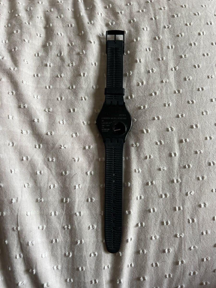 Swatch Uhren: Schwarze Swatch Automatik Uhr - Sammlerstück! Selten! – Gebraucht aus Schinznach-Bad von noconcept70 2