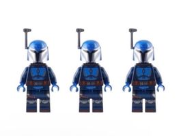 3x SW1344 Mandalorian Nite Owl Star Wars LEGO (NEU)