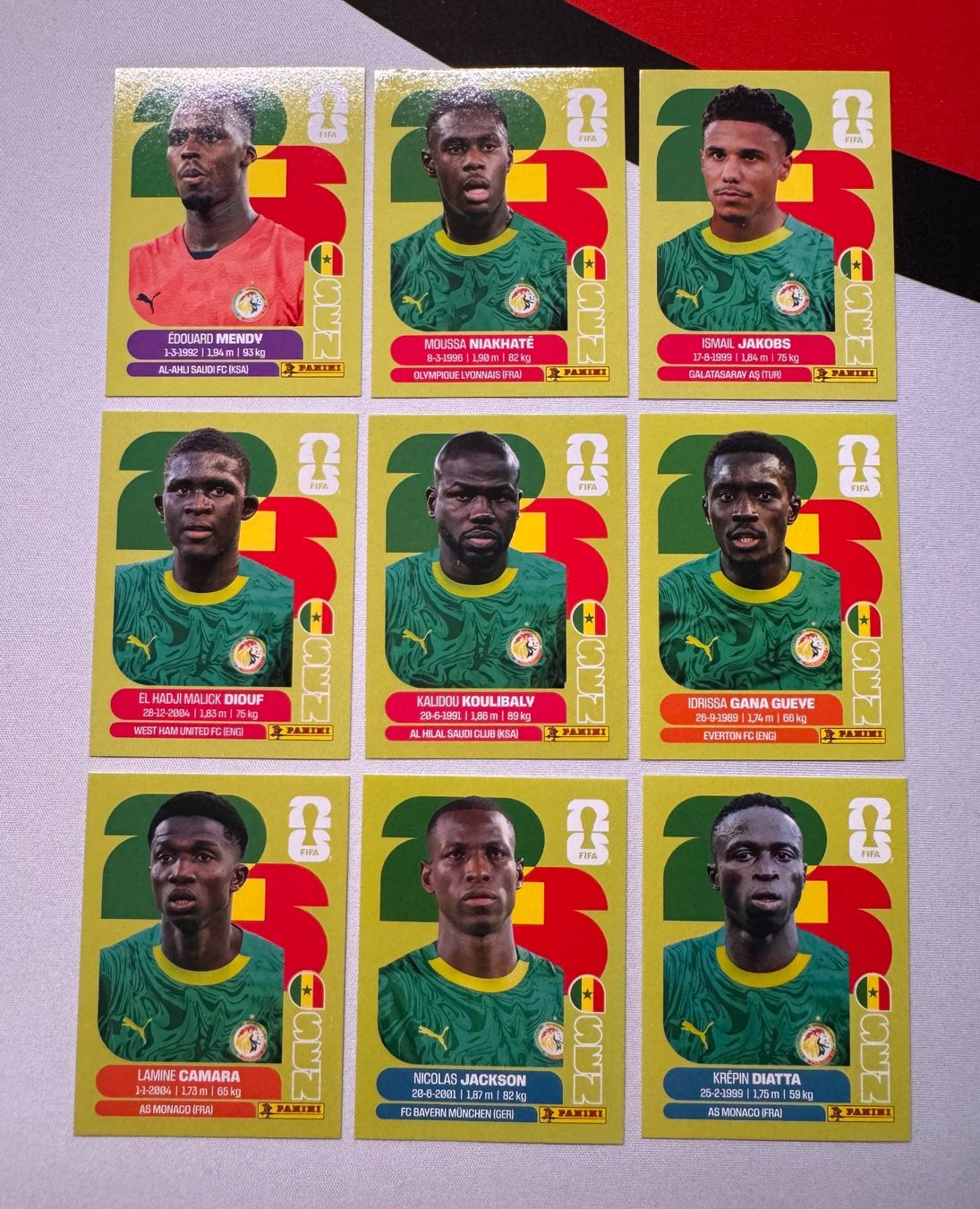 Panini Sammelbilder & Trading cards: Panini WM 2026 Sticker - Senegal Lot – Neu (gemäss Beschreibung) aus Oberwil BL von Chelsea26