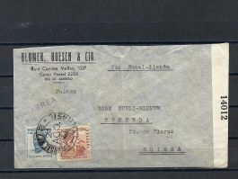 Schöner Brief Rio nach Ennenda Zensurstempel 1942