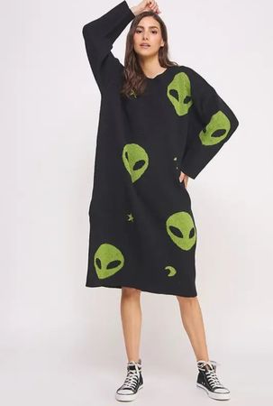 Alien Pullover Grösse L bis 2XL