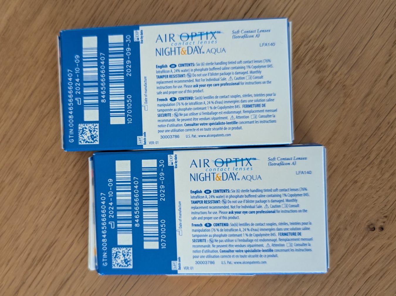 Lenti a contatto: AirOptix Night&Day Aqua - 12 Kontaktlinsen – Nuovo e nell'imballaggio originale da Oftringen venduto da RetroMister 1