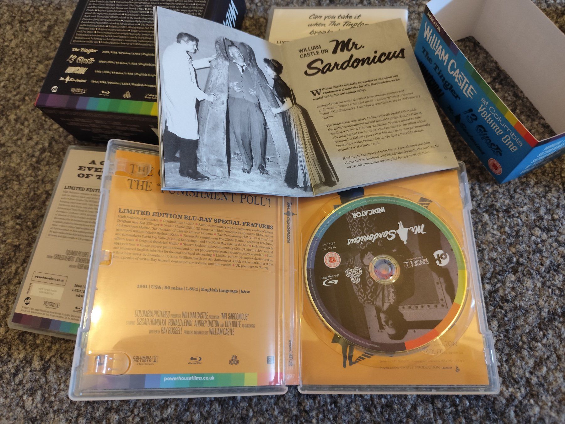 Tutti i DVDs: WILLIAM CASTLE AT COLUMBIA 1+2 - Indicator UK – Nuovo (secondo la descrizione) da Zofingen venduto da Debohli 7