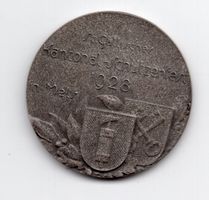 (909) Schützenfest Mels SG, 1928, Silber Medaille