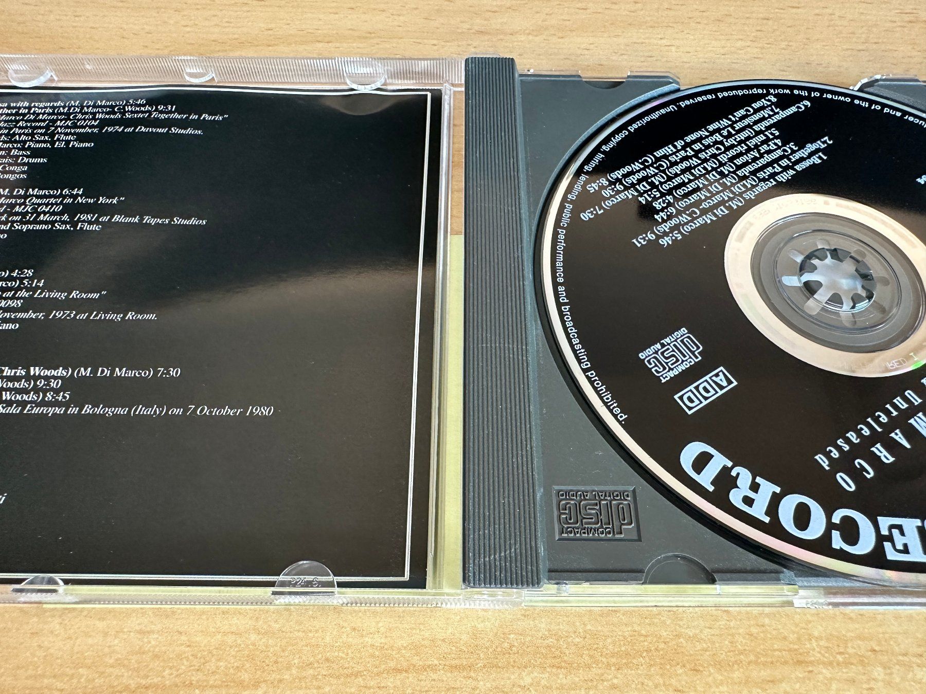 CD: Marco Di Marco – Best & Unreleased – Usato da Rikon im Tösstal venduto da Alpenmutz 2