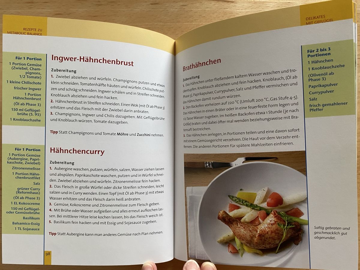 Libri: Metabolic Balance  Das Kochbuch - Dr. med. Wolf Funfack – Usato da Schwarzenburg venduto da Michellu 8