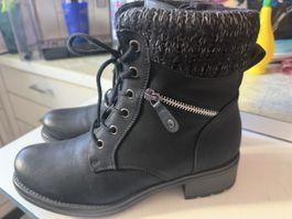 Schwarze Stiefeletten neu