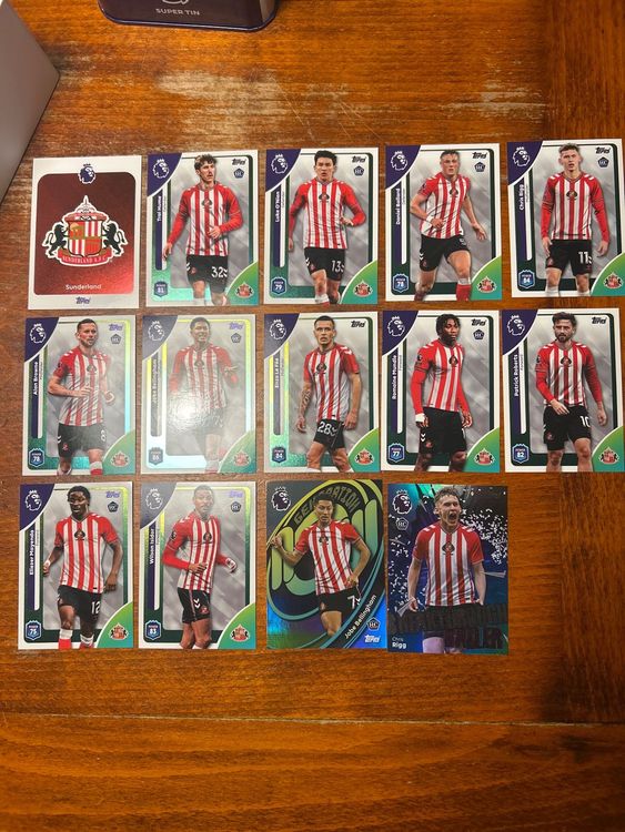 Topps Premier League 2026 AFC Sunderland Teamset (Neu (gemäss ...