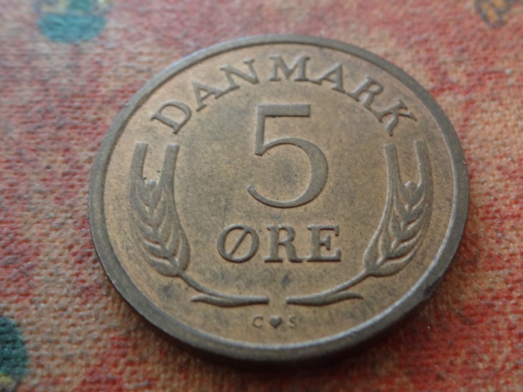 Toutes les monnaies: DANEMARK  5  Ore  1970 – D'occasion à Romanel-sur-Lausanne par Swift13 1