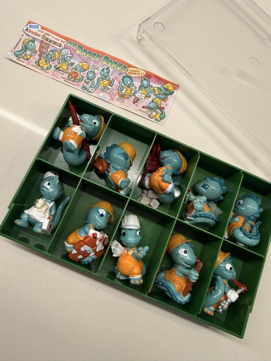 Statuette: Kinder Überraschung Dapsy Dinos ü Eier Sammlung  – Usato da Staad SG venduto da Chirrari