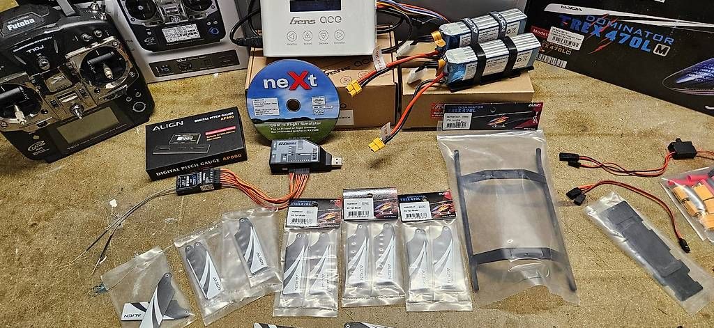 RC Kits de montage: Align T-REX 470lm Dominator super combo  – D'occasion à Erstfeld par gia_wjf6 2