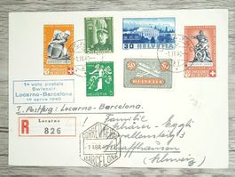 TR105 Enveloppe Suisse + Timbre 1940