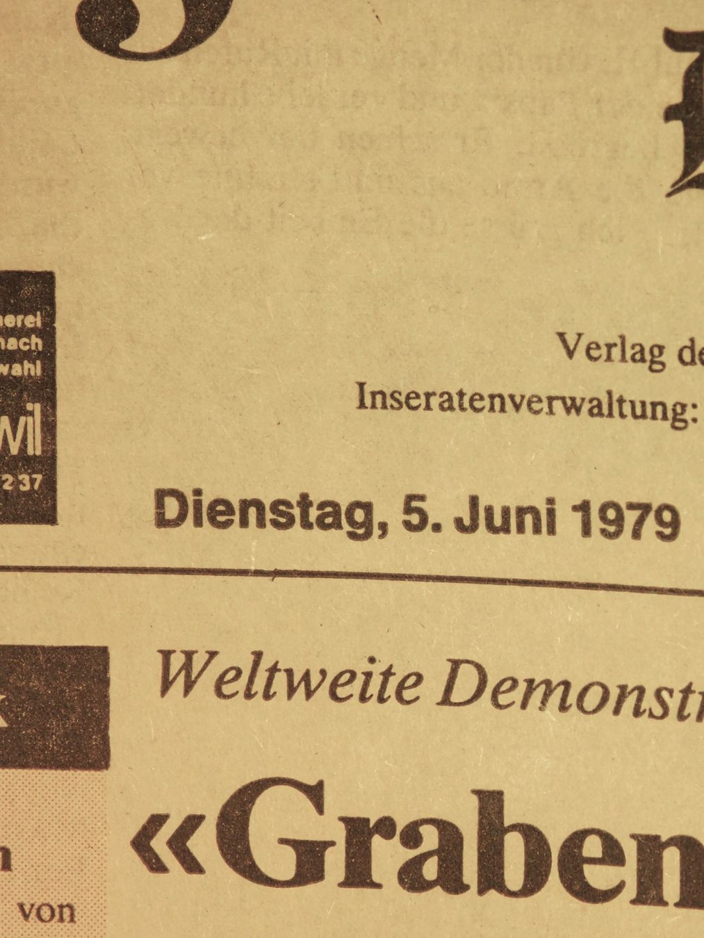 Riviste & Magazine: Zeitung Langenthaler Tagblatt 1979er – Usato da Emmenbrücke venduto da Neverlaand-22 1