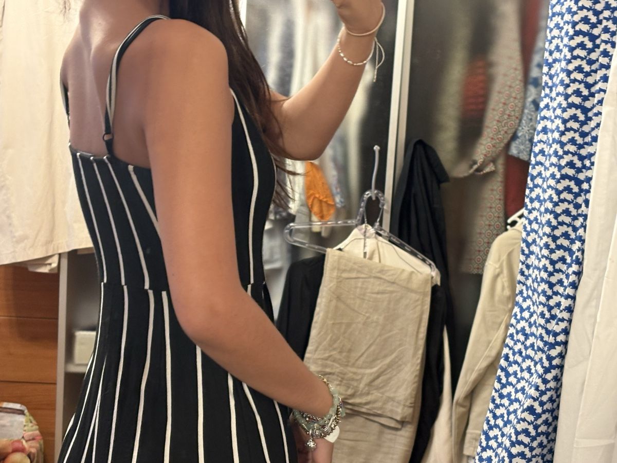 Bershka Jumpsuits: Jumpsuit schwarz weiss gestreift – Gebraucht aus Zürich von ric_r96d 1