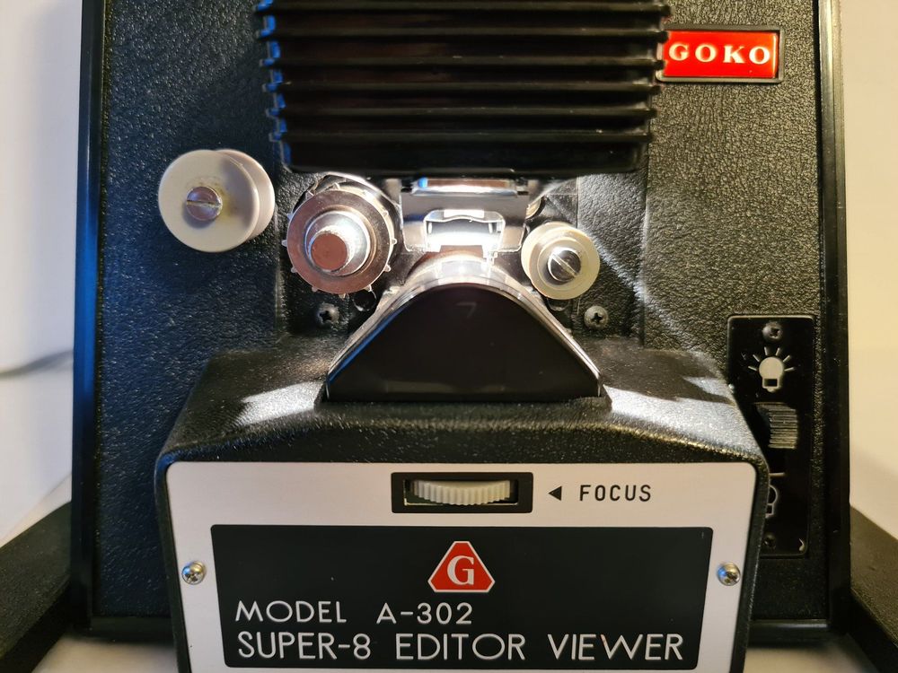 Goko, A-302 super-8 8mm film viewer, editor.