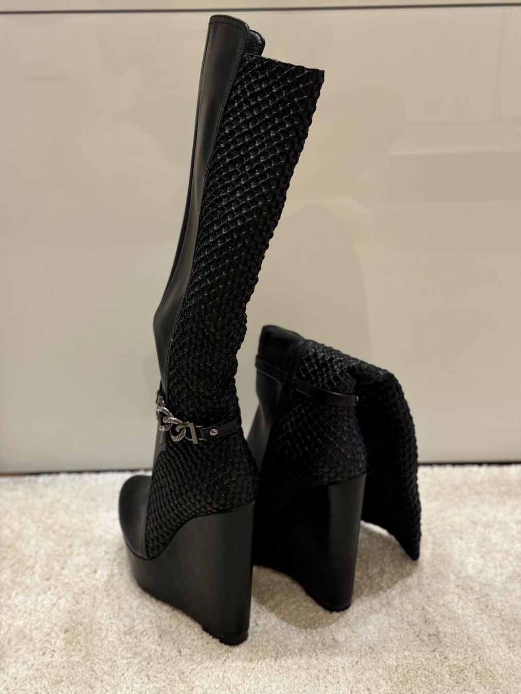Scarpe da donna: Plateu Wedge Boots, Gr. 39 – Nuovo (secondo la descrizione) da Oberdiessbach venduto da j_schafi 6
