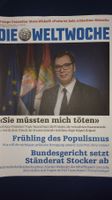 Magazin WELTWOCHE ab CHF 1.- vier Stück Jahr 2025