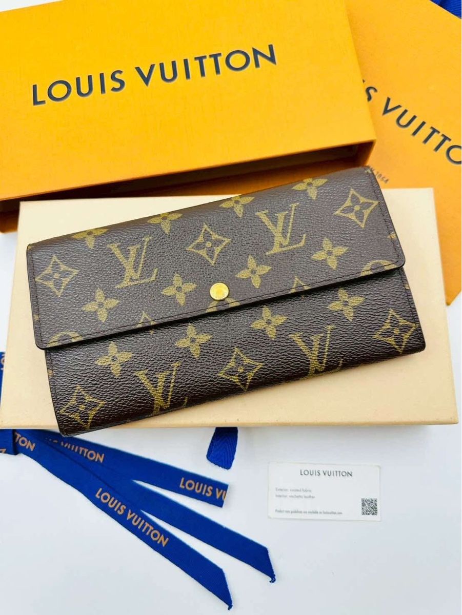 Louis Vuitton Portamonete: Louis Vuitton Sarah Geldbörse Monogram  – Usato da Widnau venduto da Pukpan_99