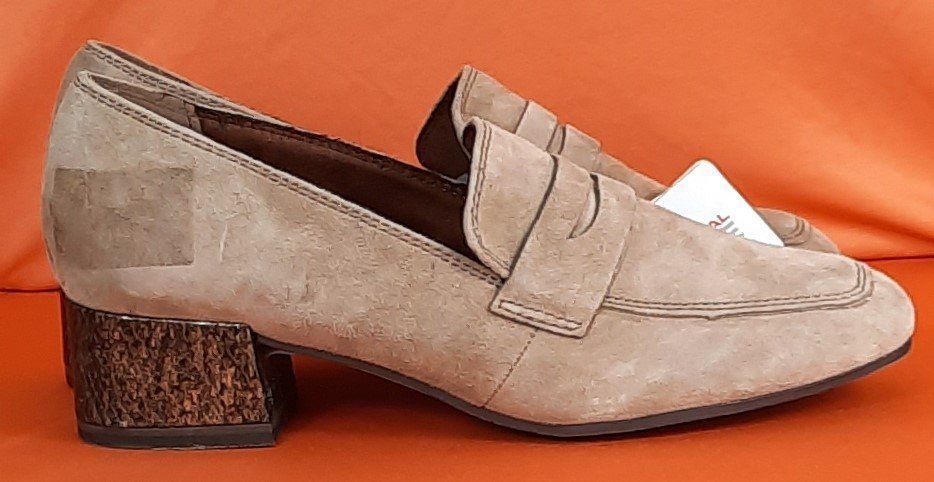 Tamaris Scarpe da donna: TAMARIS Echt Leder Halbschuhe Beige Gr.38 – Nuovo (secondo la descrizione) da Seuzach venduto da VT-Collections2 5