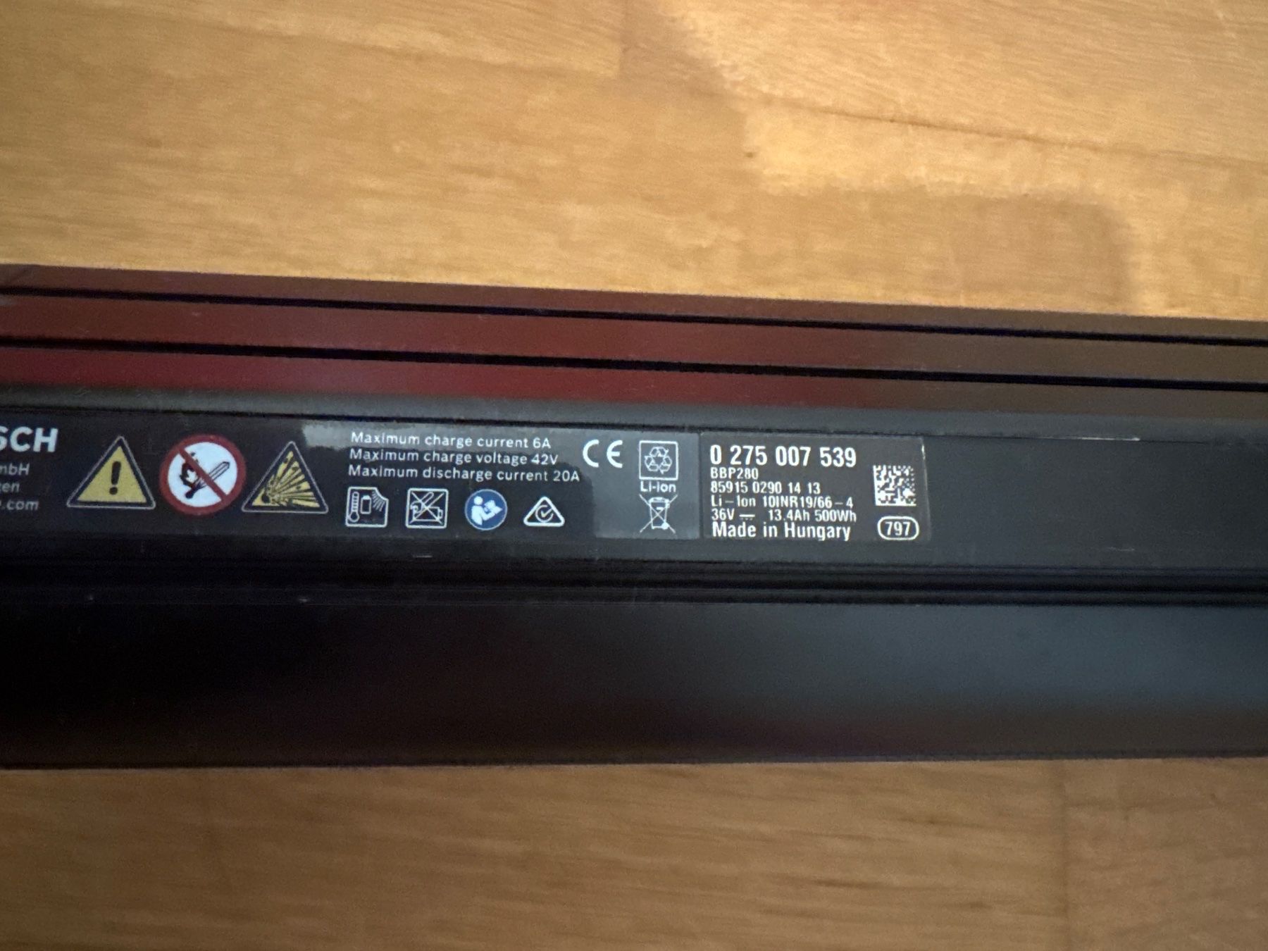Bosch Batterie: Bosch PowerTube 500 – Difettoso da Solothurn venduto da lea_5lxz 5