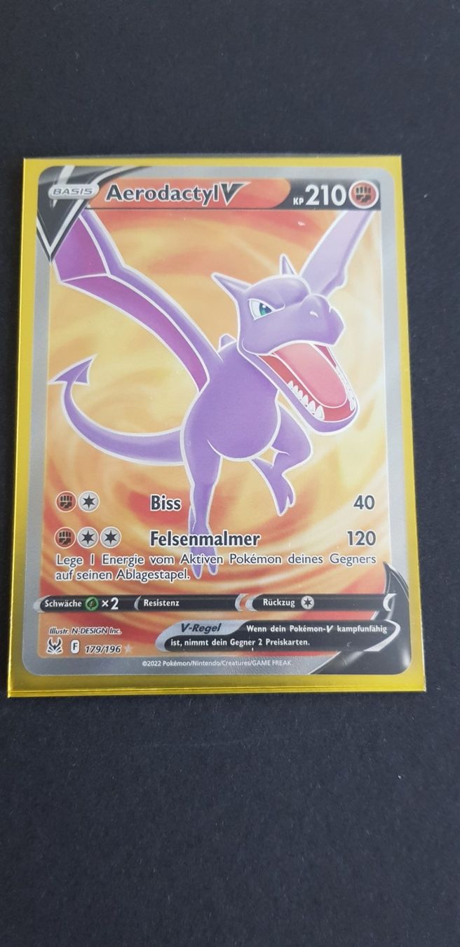 Pokémon Carte collezionabili: Pokemon karte Aerodactyl V – Nuovo (secondo la descrizione) da Müllheim Dorf venduto da Randy026