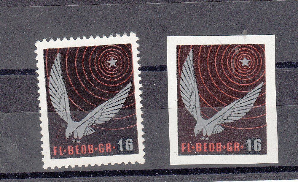 Tutti i francobolli: Flieger-Beobachter 491+2** Fl.Beob.Gr.16 Kat.85.- – Usato da Herrliberg venduto da Lfrifda