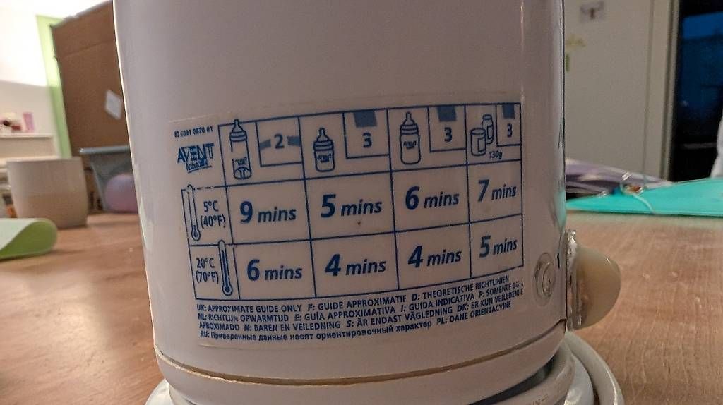 Pasti del neonato: Philips Avent Flaschenwärmer gratis – Usato da Düdingen venduto da Aebischd