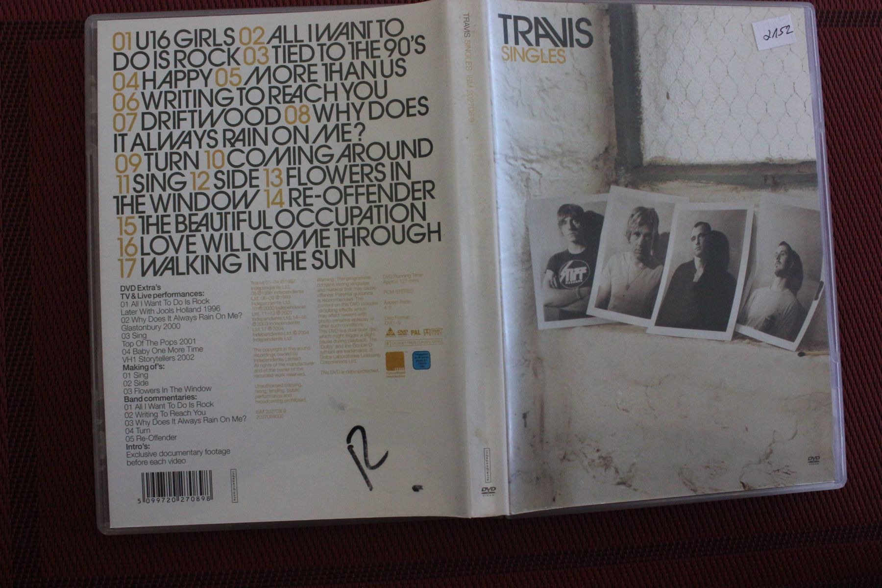 Tutti i DVDs: Travis - Singles | DVD |  ( 2152) – Usato da Geroldswil venduto da Schlumpfine1973