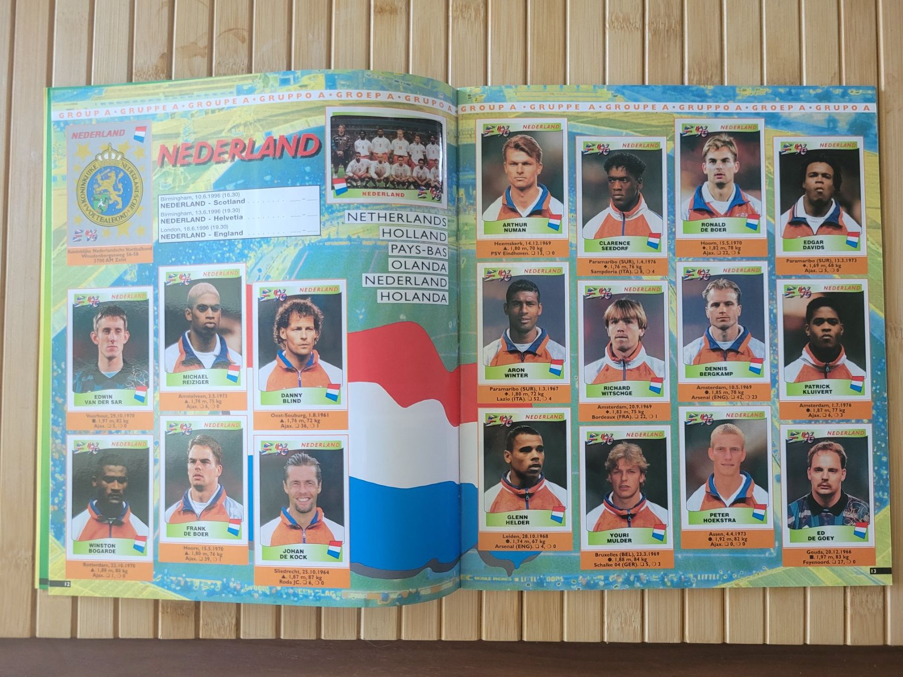Panini Album: Panini Album EURO 96 - Druckversion – Nuovo (secondo la descrizione) da Nürensdorf venduto da spartacus64 1
