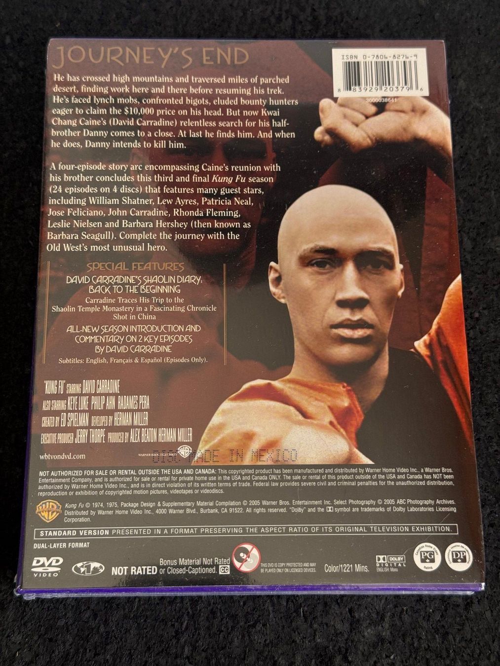 Tous les DVDs: KUNG FU The Complete Third Season DVD's EN Ländercode 1 ! – Neuf (Voir description) à Fribourg par tschjoly 1